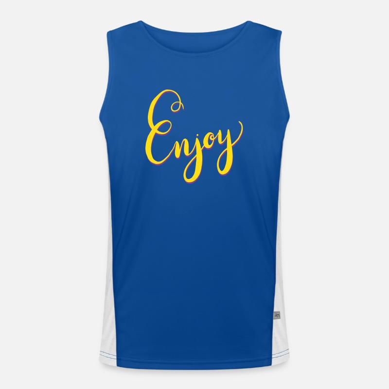 Enjoy Men's Functional Contrast Tank Top 