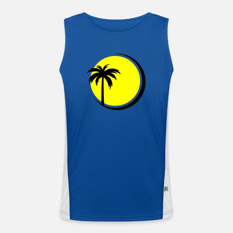 Palm Sun 02 Débardeur respirant contrasté Homme 
