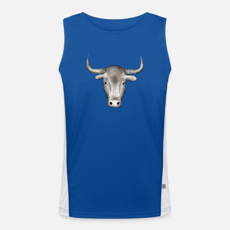 bull Men's Functional Contrast Tank Top 