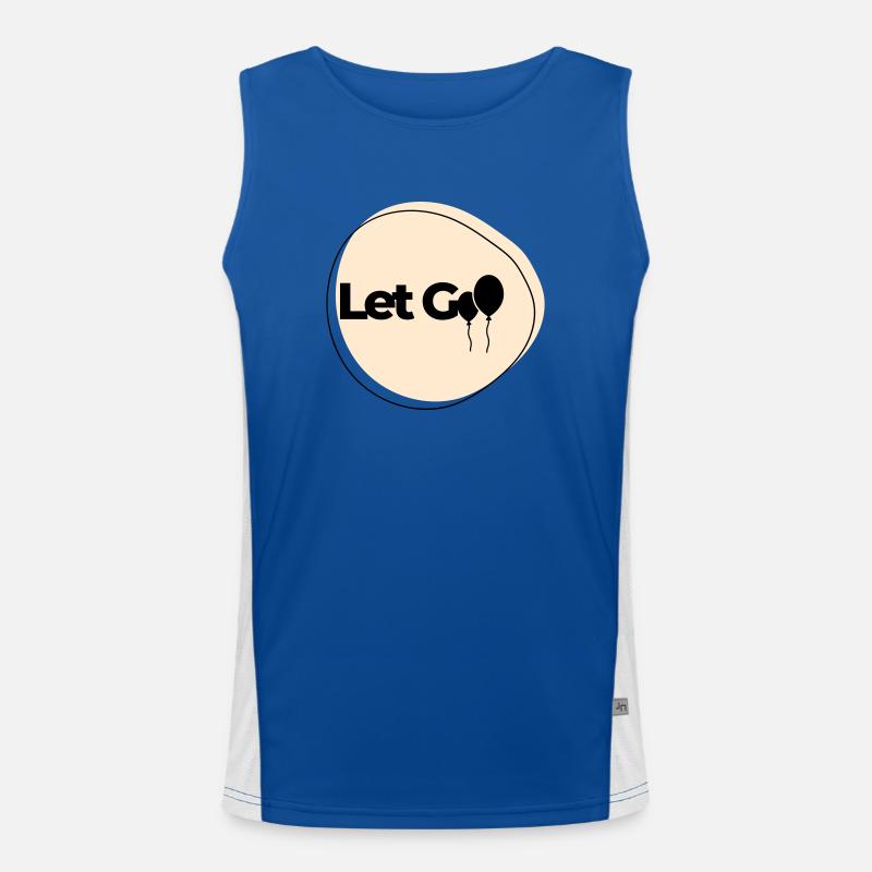 Loslassen Funktionelles Kontrast-Tank Top für Männer 