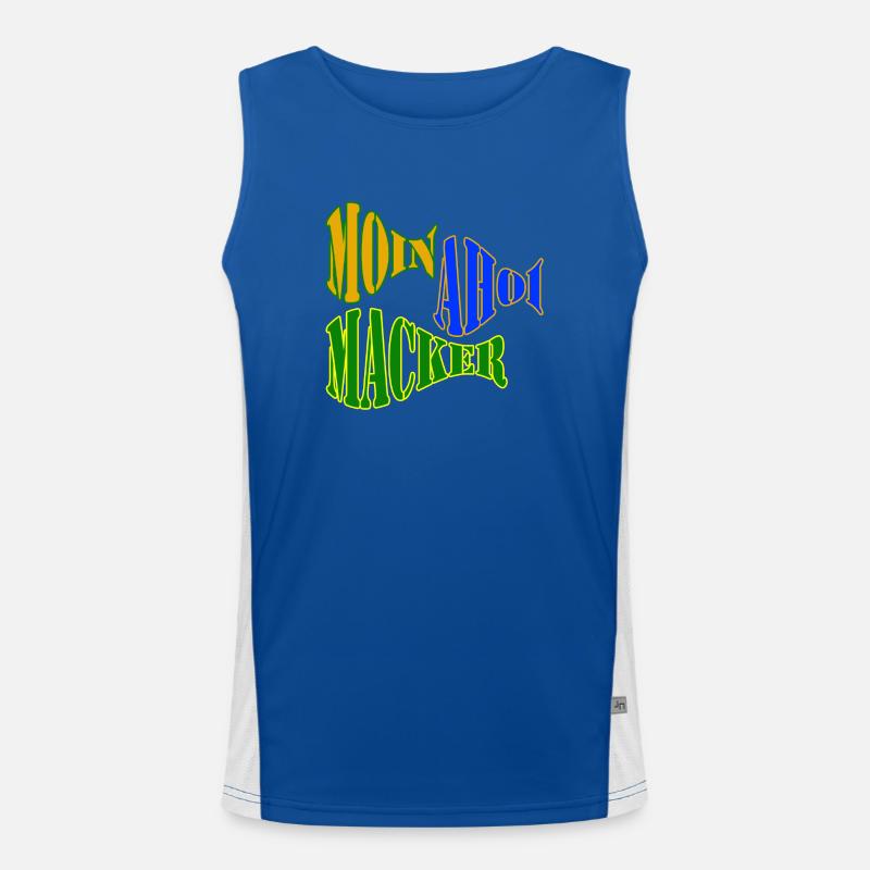 Moin Ahoy Macker Men's Functional Contrast Tank Top 
