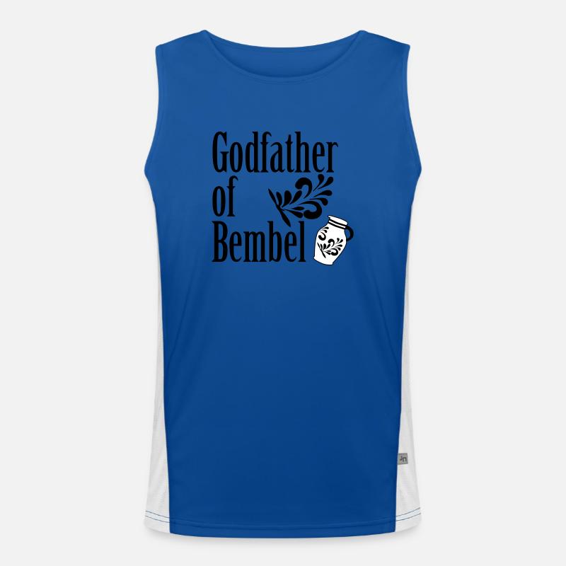 Parrain de Bembel #FrankfurtShirts Débardeur respirant contrasté Homme 