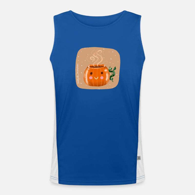 Tasse de citrouille Débardeur respirant contrasté Homme 