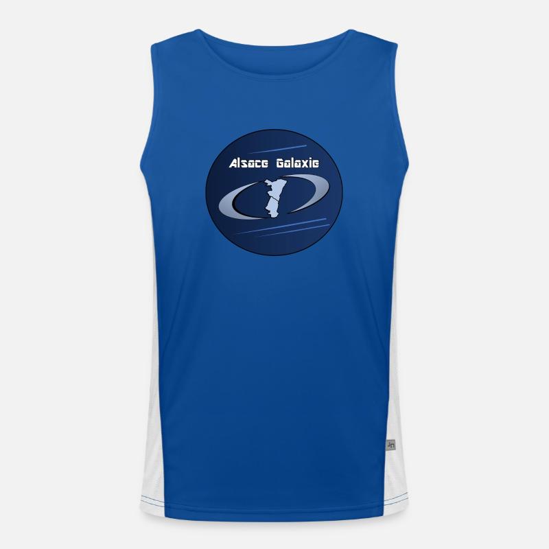 Elsässer Galaxie Funktionelles Kontrast-Tank Top für Männer 
