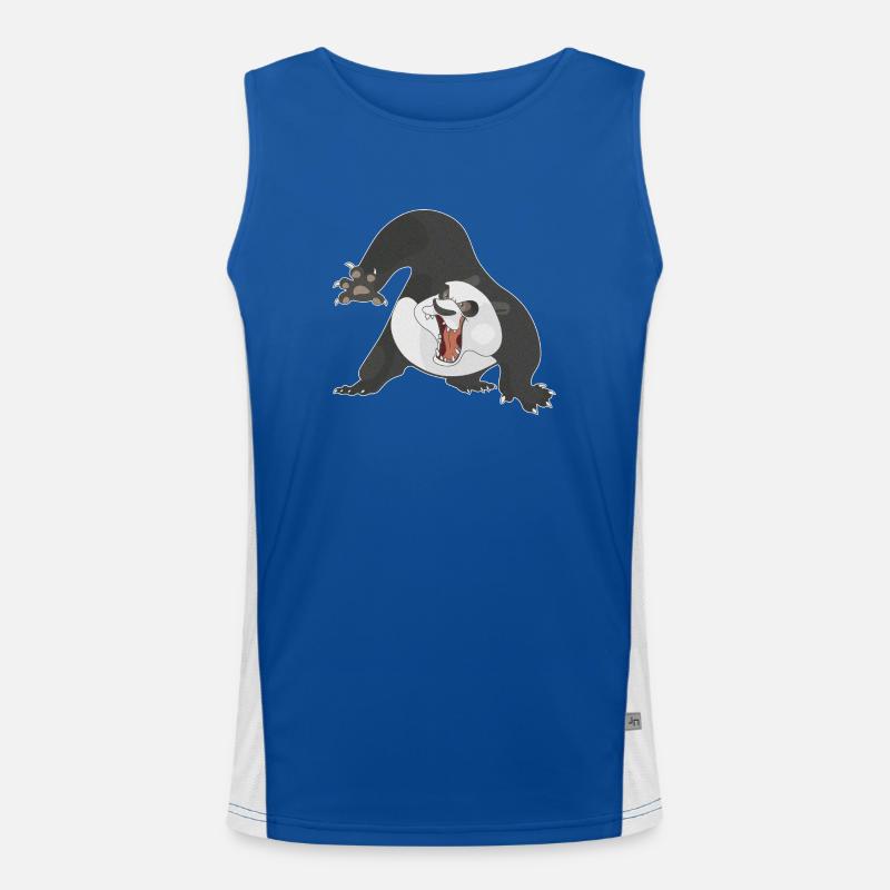 Panda Débardeur respirant contrasté Homme 