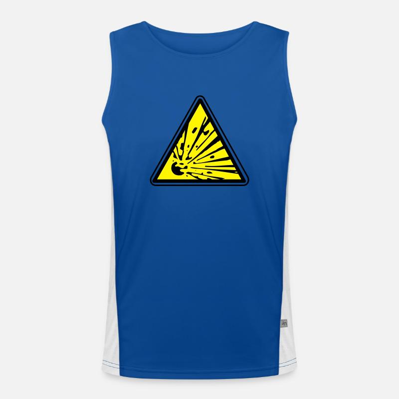 Explosive Men's Functional Contrast Tank Top 