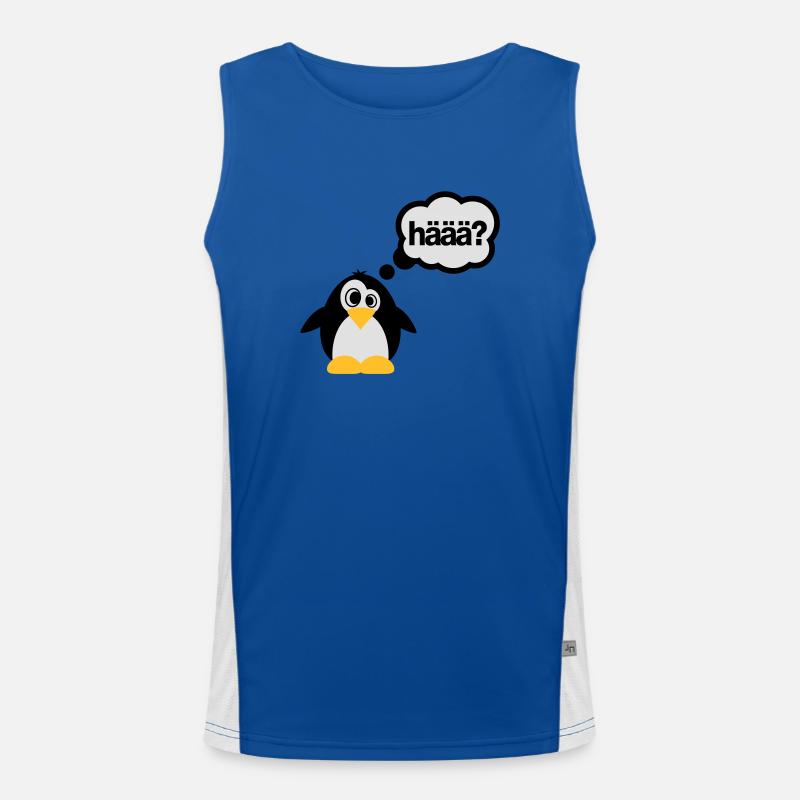 Penguins - Haaa? Débardeur respirant contrasté Homme 