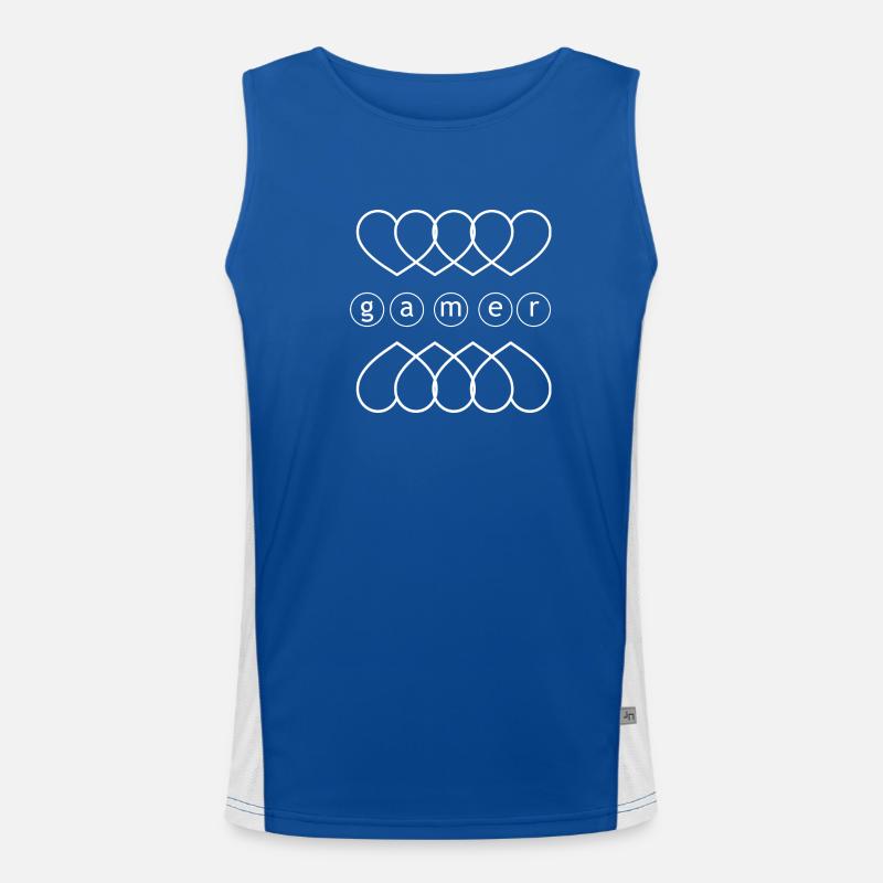 Game Gaming PC Men's Functional Contrast Tank Top 