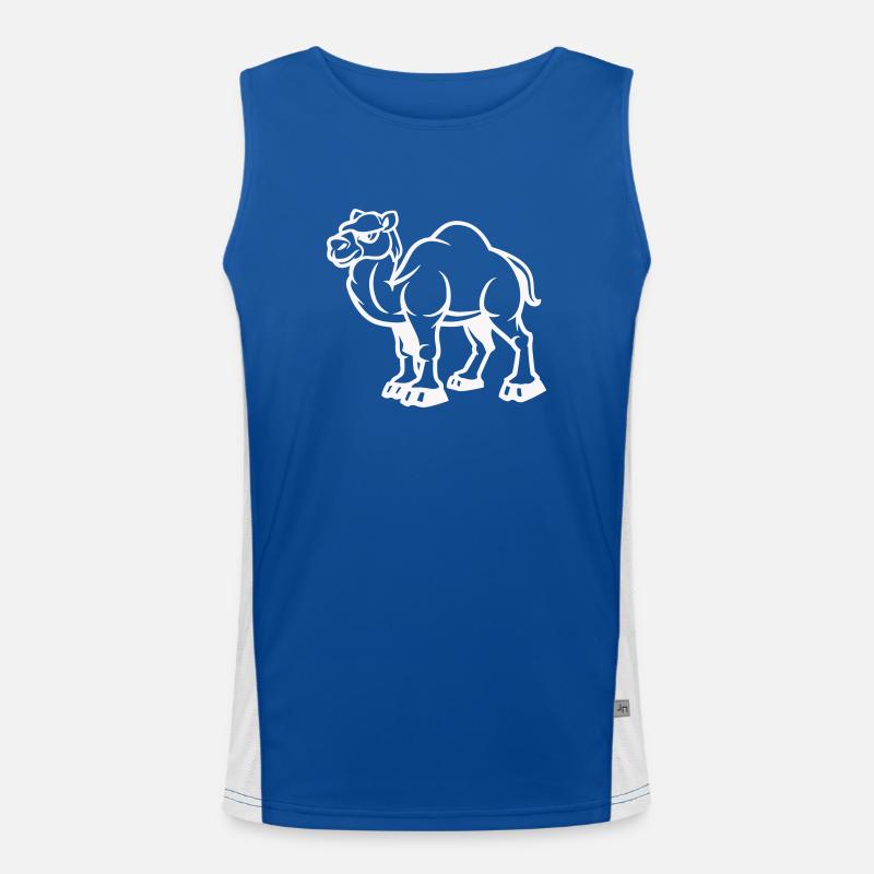 kamel Funktionelles Kontrast-Tank Top für Männer 
