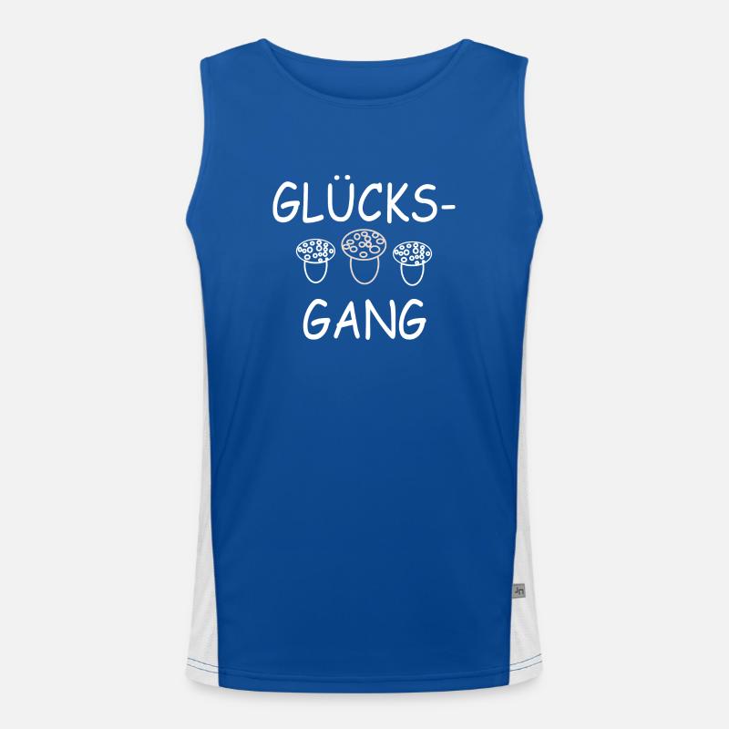 Glückspilz Funktionelles Kontrast-Tank Top für Männer 