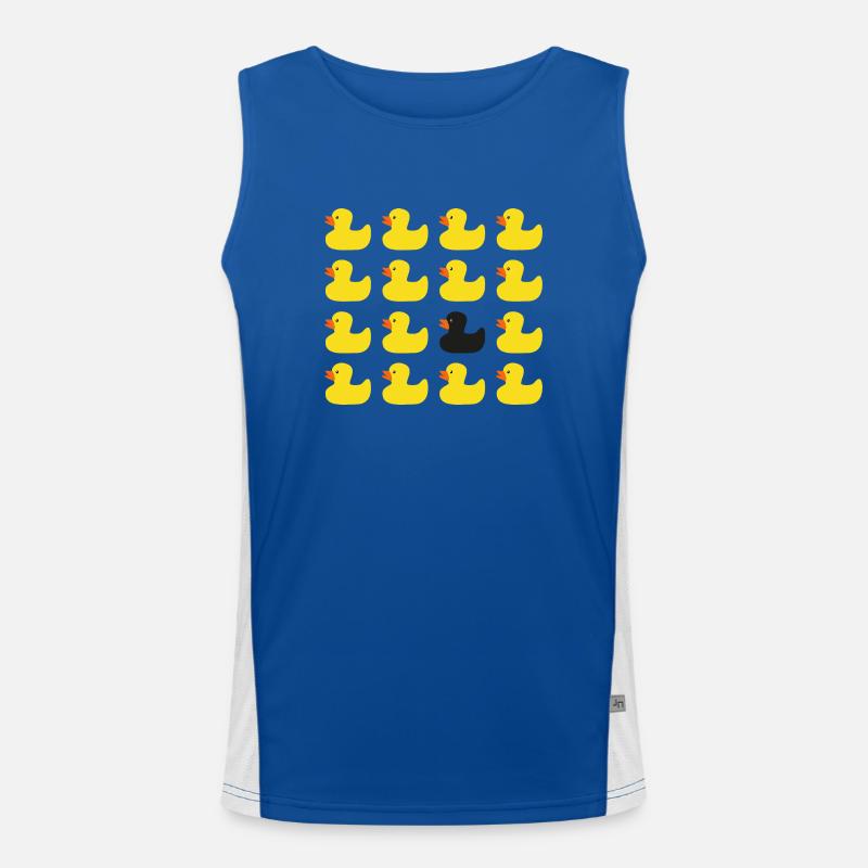 Rubber duck Men's Functional Contrast Tank Top 