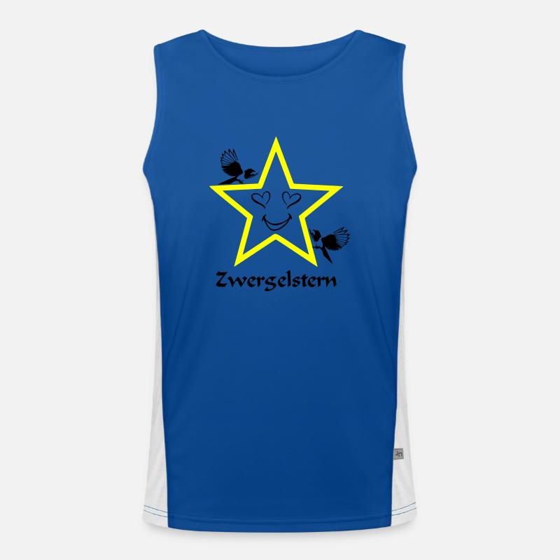 Zwergelstern Funktionelles Kontrast-Tank Top für Männer 