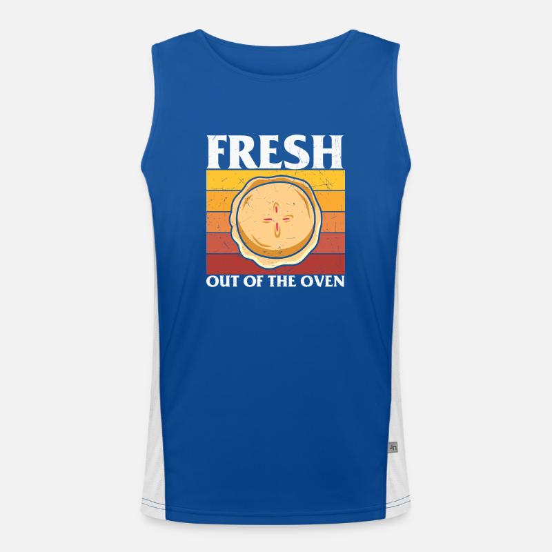 frisch oder aus dem Ofen - Funny Turkey Funktionelles Kontrast-Tank Top für Männer 