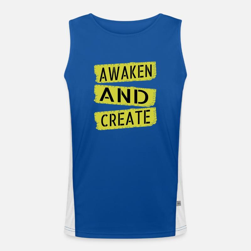 Idée cadeau citations d’illumination Débardeur respirant contrasté Homme 