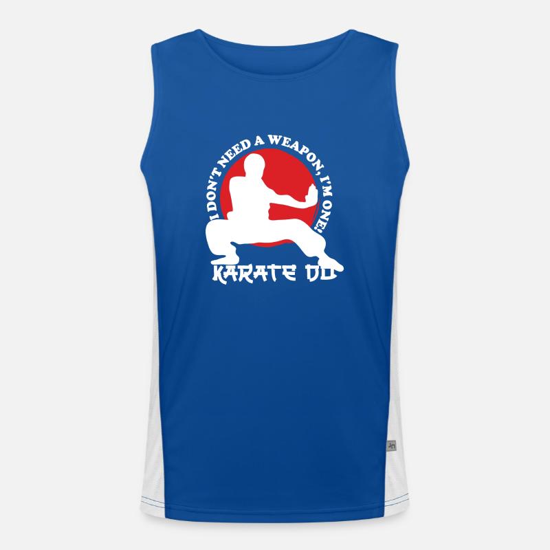 Karate-Do Funktionelles Kontrast-Tank Top für Männer 