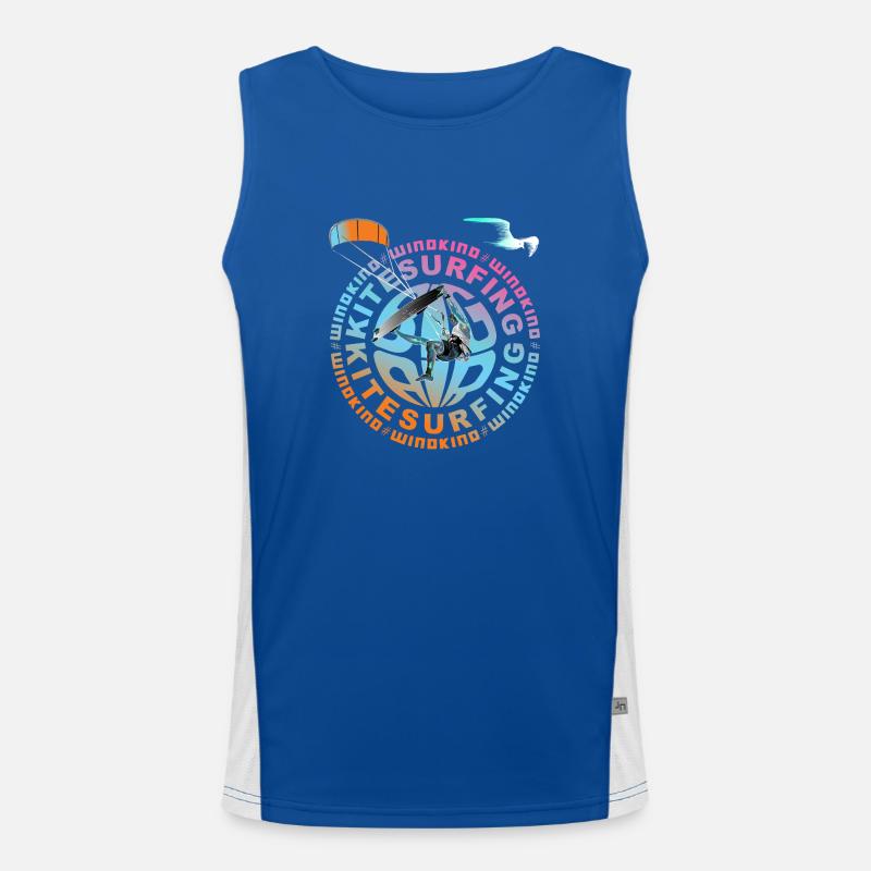 BigAir Windkind 2 Men's Functional Contrast Tank Top 