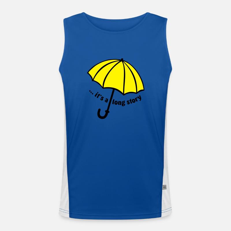 c'est une longue histoire / Umbrella Débardeur respirant contrasté Homme 