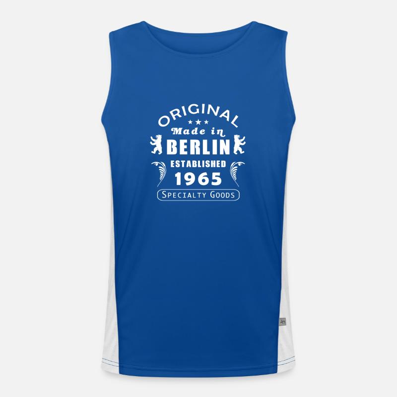 original_berlin_1965 Funktionelles Kontrast-Tank Top für Männer 