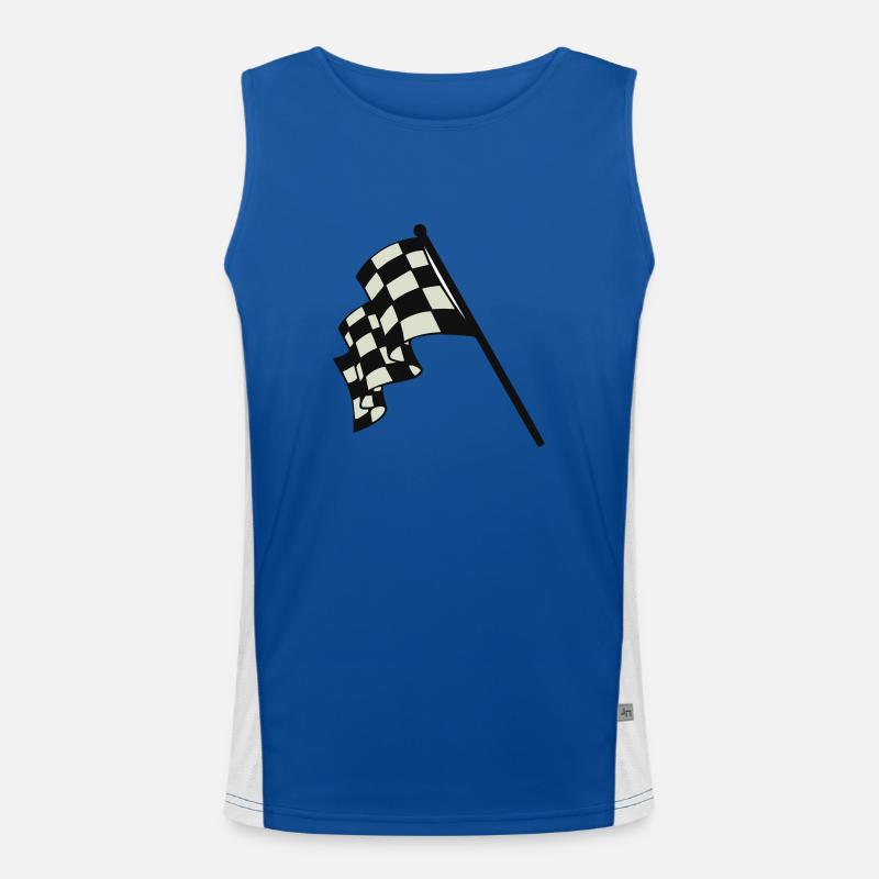 flags Men's Functional Contrast Tank Top 