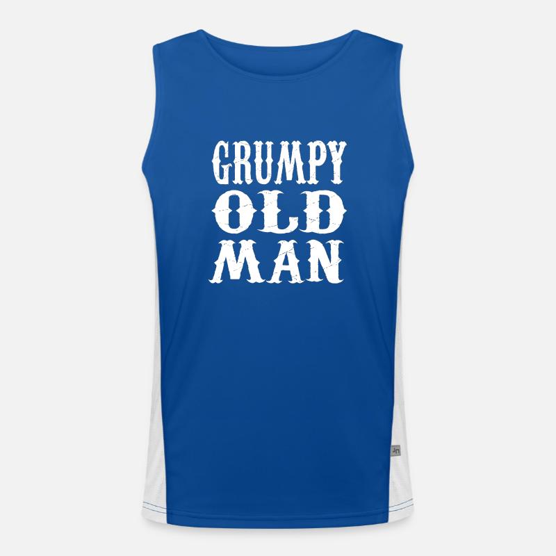 GRUMPY OLD MAN Men's Functional Contrast Tank Top 