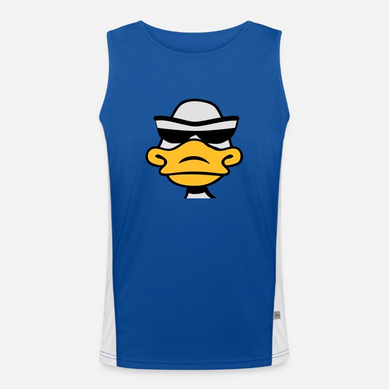 Lunettes de soleil cool canard Débardeur respirant contrasté Homme 