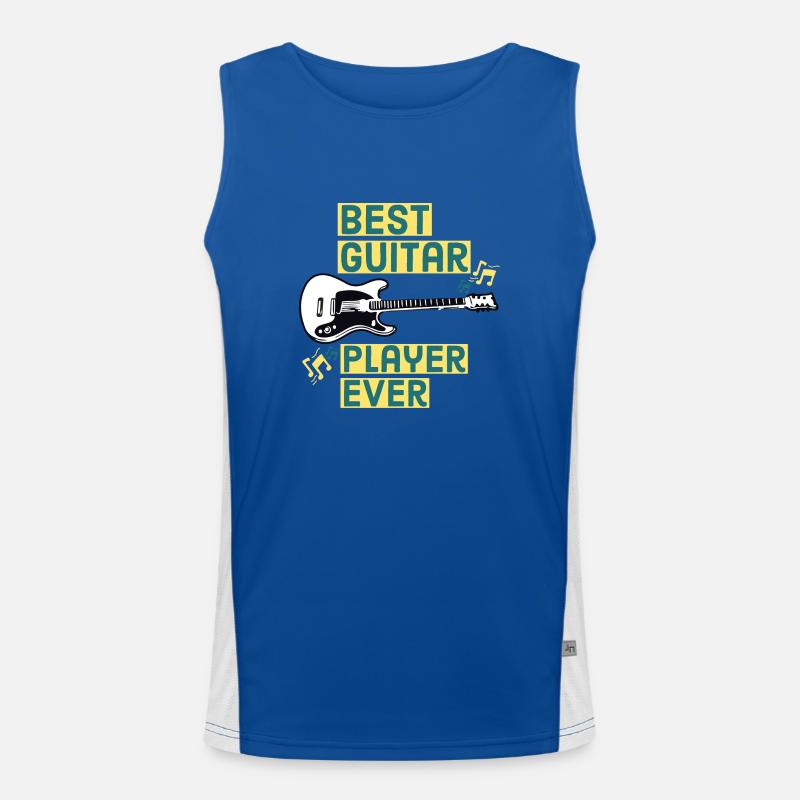 Best Guitar Player Ever Men's Functional Contrast Tank Top 
