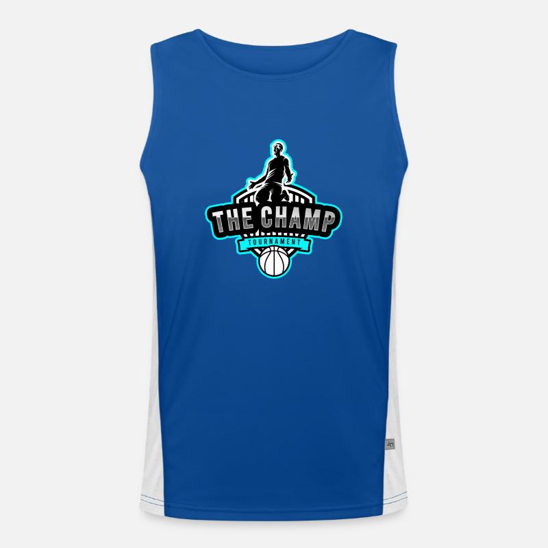 3 Funktionelles Kontrast-Tank Top für Männer 