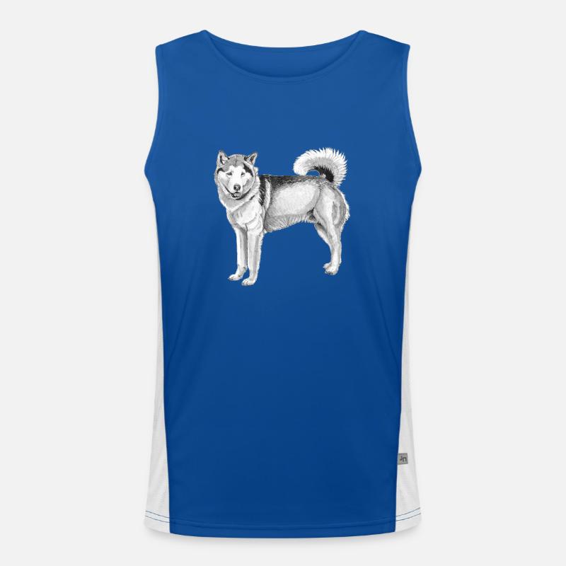 Malamute d’Alaska Débardeur respirant contrasté Homme 