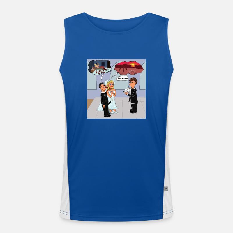 Hochzeit Funktionelles Kontrast-Tank Top für Männer 