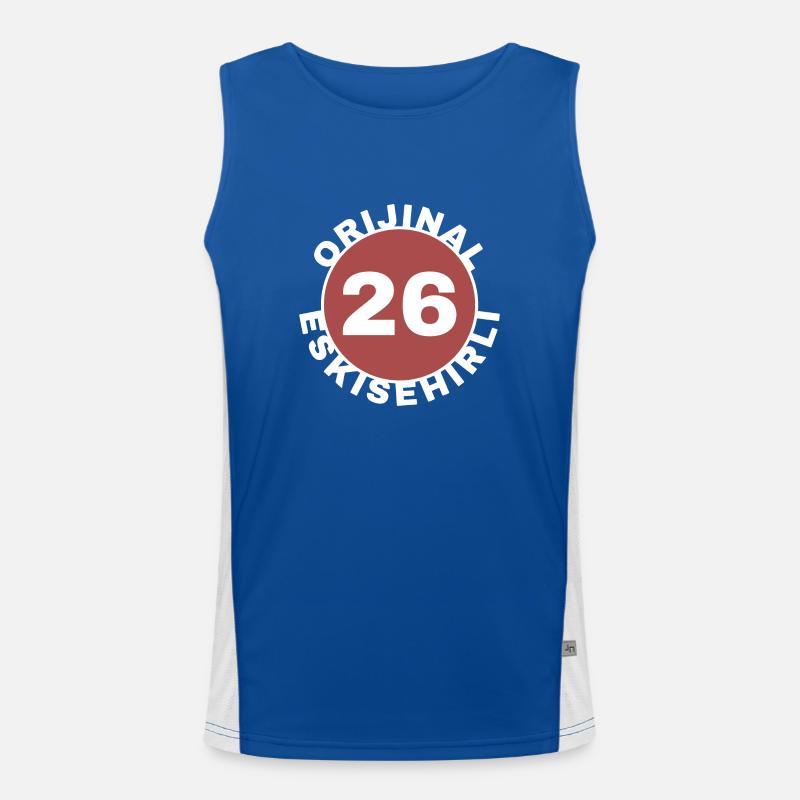 Eskişehir Funktionelles Kontrast-Tank Top für Männer 