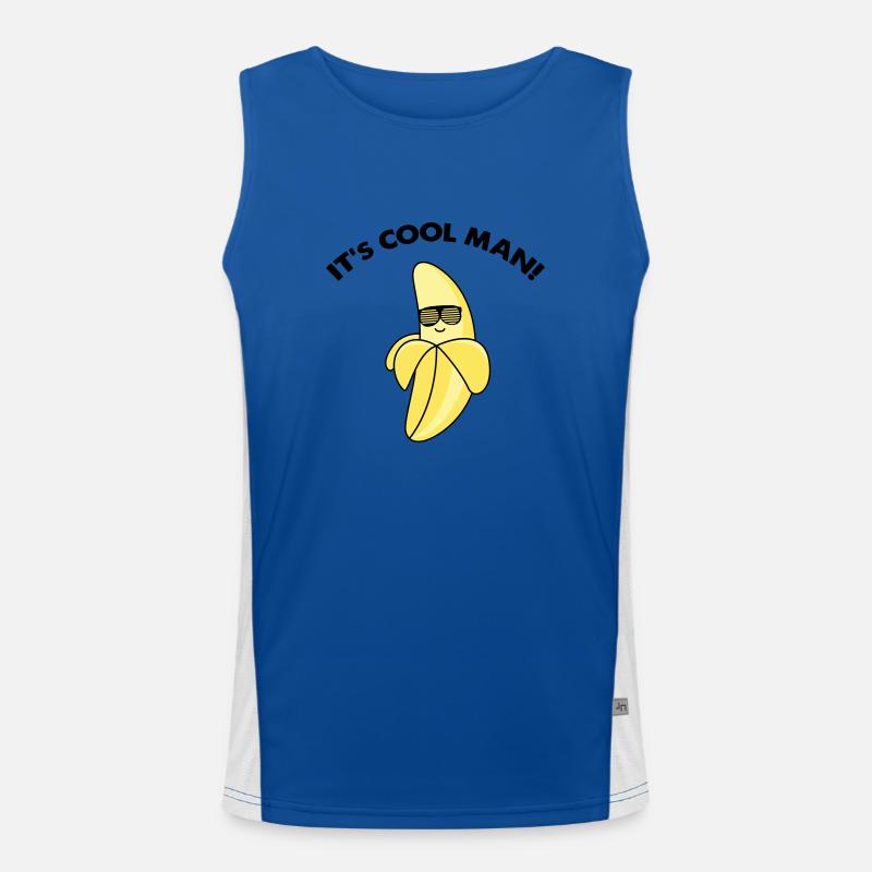 cool banana Funktionelles Kontrast-Tank Top für Männer 