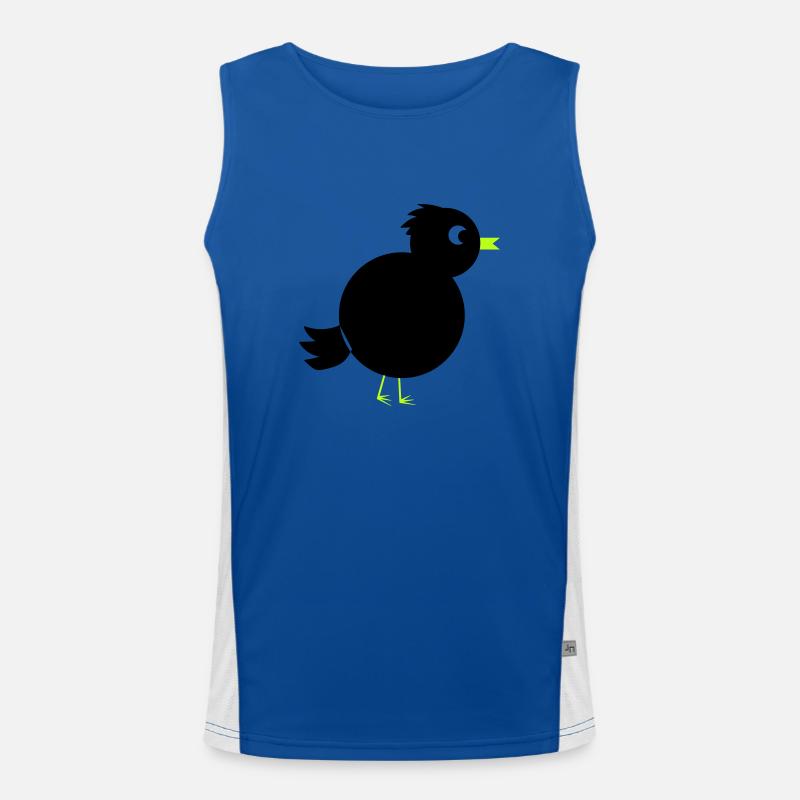 Bird Vogel Men's Functional Contrast Tank Top 