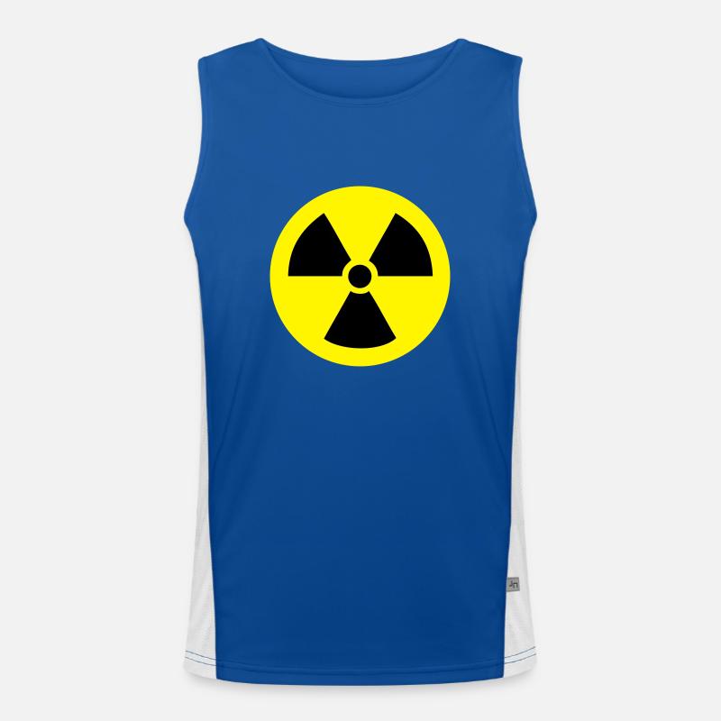 atomkraft Funktionelles Kontrast-Tank Top für Männer 