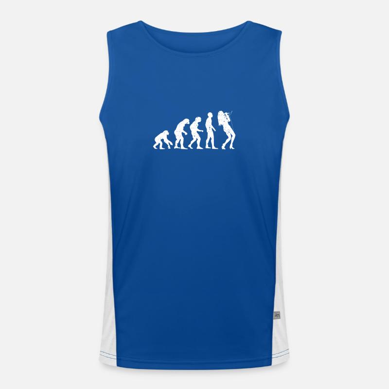 EVOLUTION SINGER! Men's Functional Contrast Tank Top 