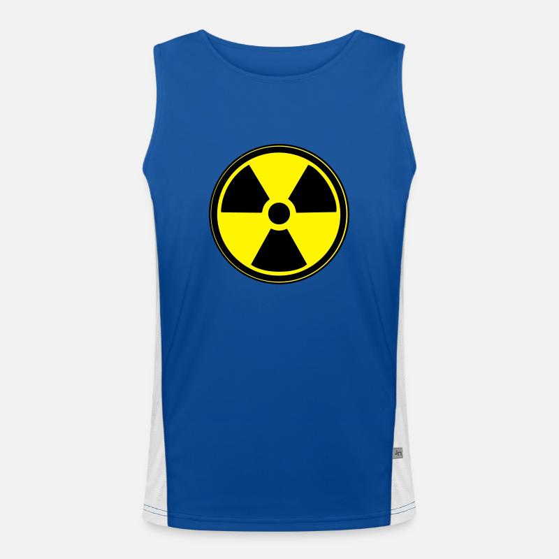 radiation_nuclear Men's Functional Contrast Tank Top 
