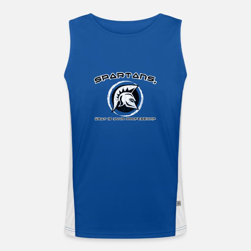 spartans Débardeur respirant contrasté Homme 