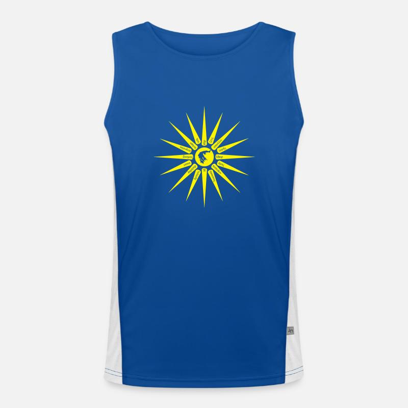 Ilios vec Funktionelles Kontrast-Tank Top für Männer 