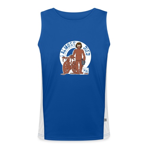 I almost died - Men's Functional Contrast Tank Top 