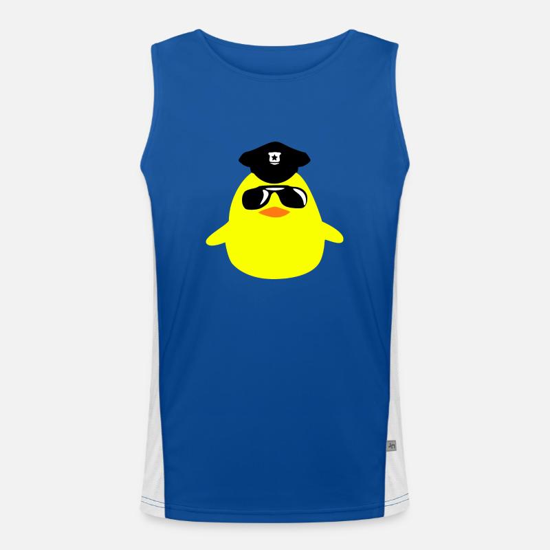 cool_cop_chick Débardeur respirant contrasté Homme 