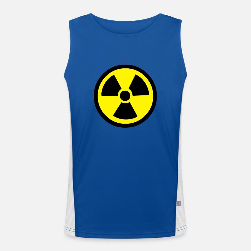 Radiation Warning Men's Functional Contrast Tank Top 