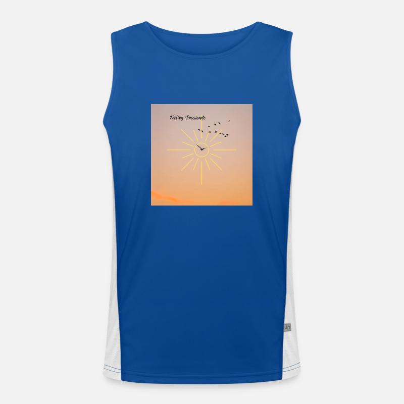 Feeling Passionate Men's Functional Contrast Tank Top 