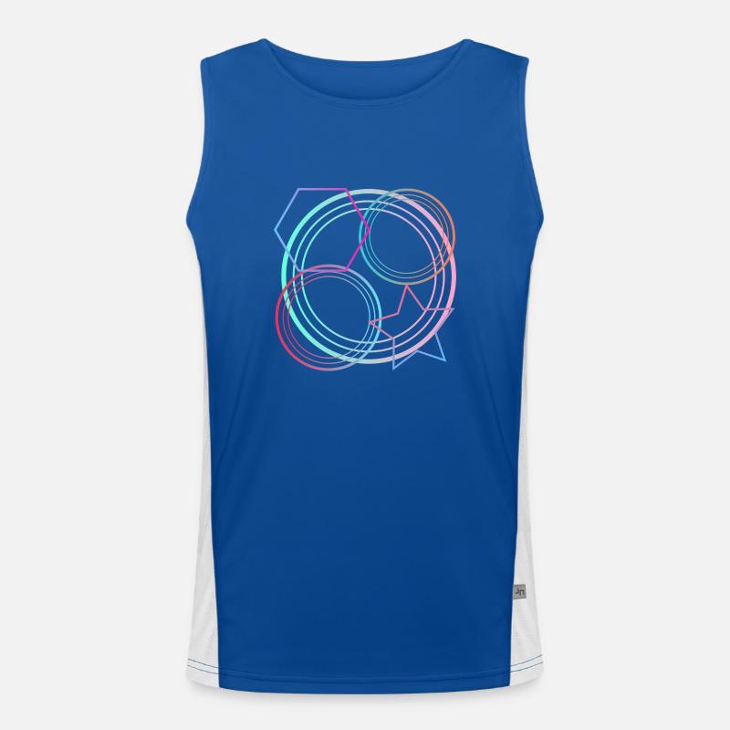 Farbform Funktionelles Kontrast-Tank Top für Männer 