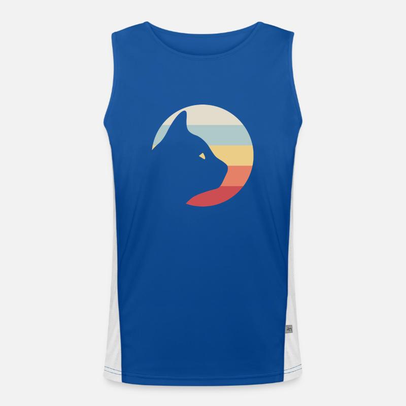 Cat Men's Functional Contrast Tank Top 