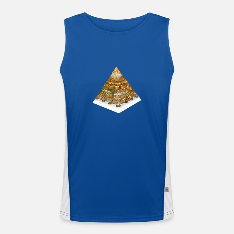 Toth Pyramide Funktionelles Kontrast-Tank Top für Männer 