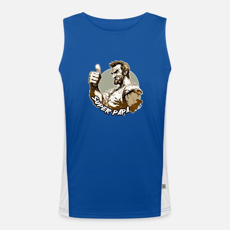 Toller Papa! Funktionelles Kontrast-Tank Top für Männer 