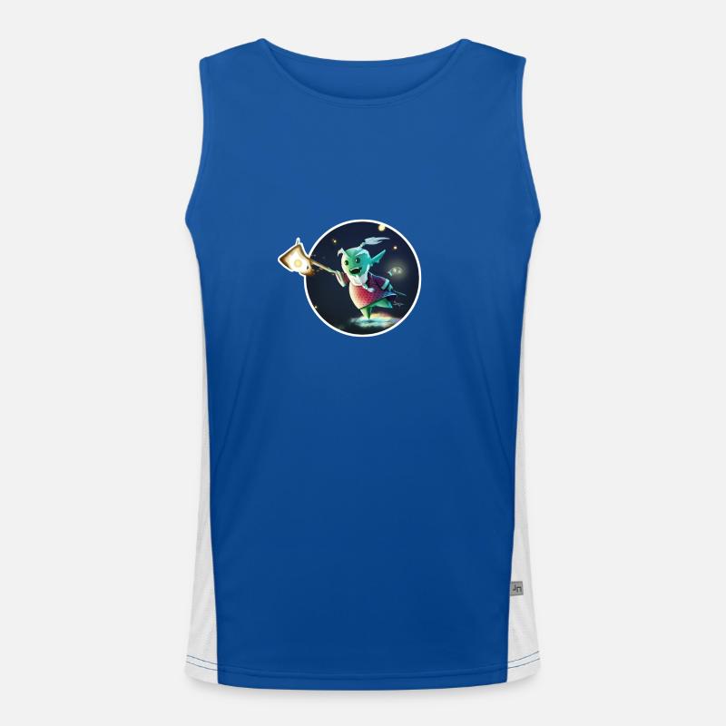 Seesternfischer Funktionelles Kontrast-Tank Top für Männer 