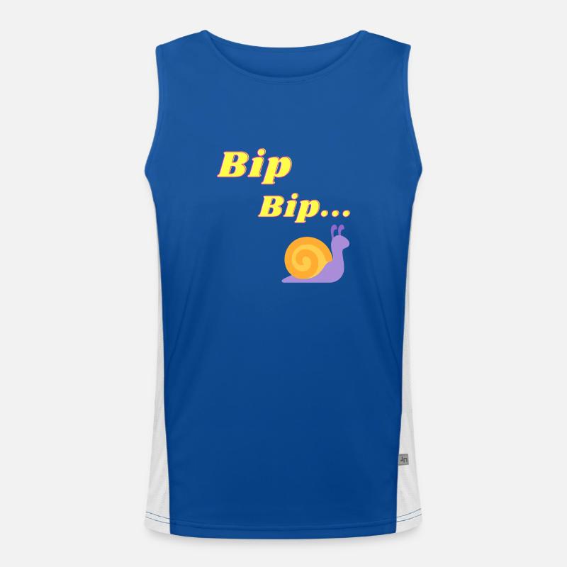 Impression Bip Bip - Des designs amusants Débardeur respirant contrasté Homme 