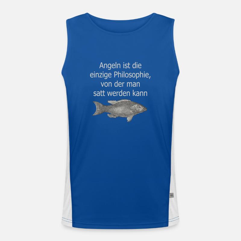 Angeln Funktionelles Kontrast-Tank Top für Männer 