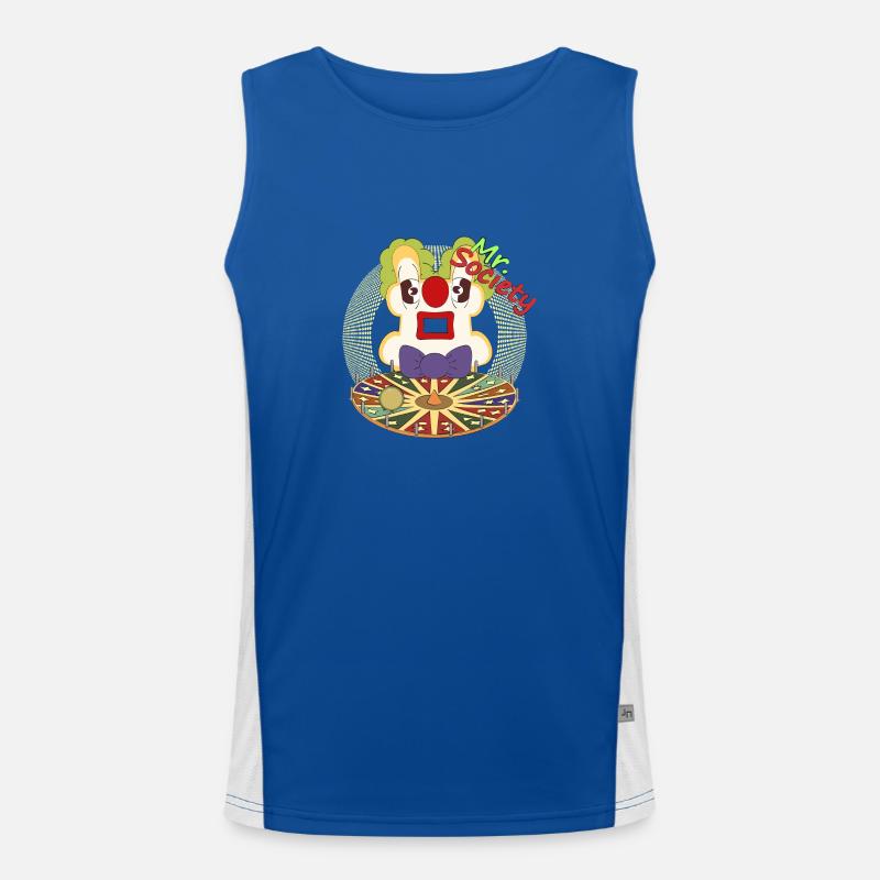 MR GESELLSCHAFT Funktionelles Kontrast-Tank Top für Männer 