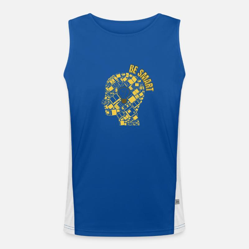 Be smart Funktionelles Kontrast-Tank Top für Männer 